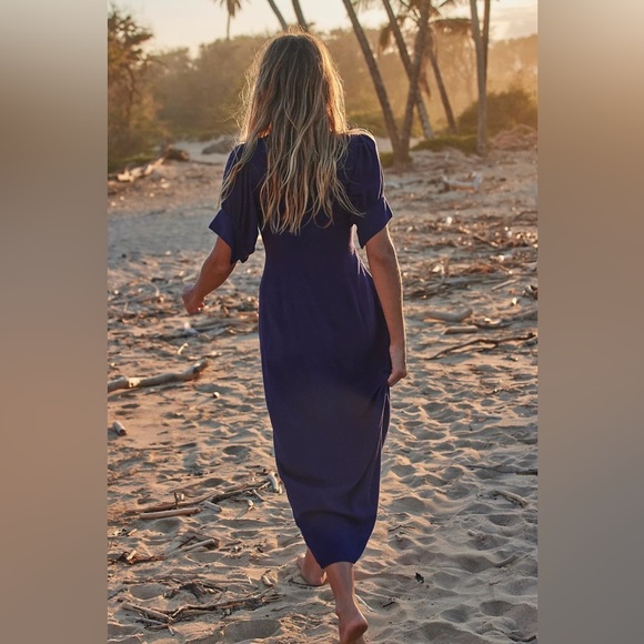 ❤️Free People Vintage Summer Midi Dress - Picture 3 of 8